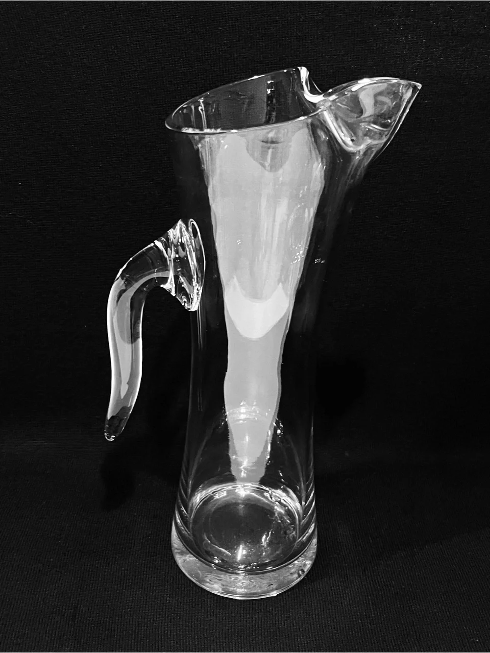Vintage Rare Find MCM Glass Martini Pitcher 11”